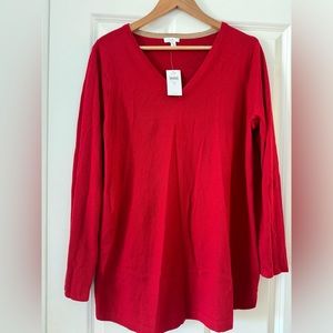 J.Jill New With Tags Red Sweater Size Medium